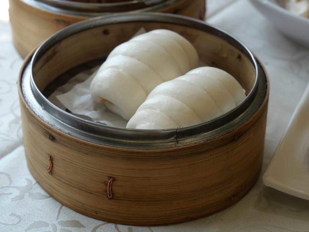 Traditional Dim Sum Steaming Baskets of Delight